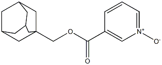 Nicotinic acid 1-oxide (1-adamantyl)methyl ester Struktur