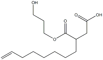 2-(7-Octenyl)succinic acid hydrogen 1-(3-hydroxypropyl) ester Struktur