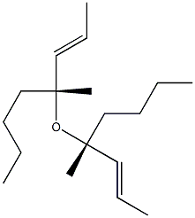 (+)-Butyl[(E,R)-1-methyl-2-butenyl] ether Struktur