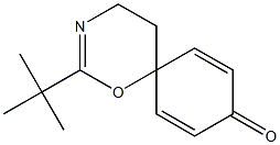 4',5'-Dihydro-2'-tert-butylspiro[cyclohexa-2,5-diene-1,6'-[6H-1,3]oxazin]-4-one Struktur