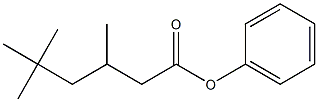 3,5,5-Trimethylhexanoic acid phenyl ester Struktur