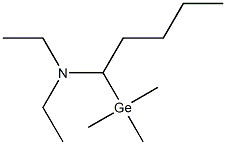 1-(Trimethylgermyl)-N,N-diethylpentan-1-amine Struktur