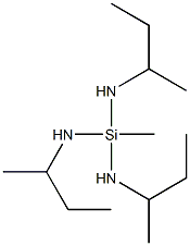 Tris(1-methylpropylamino)methylsilane Struktur