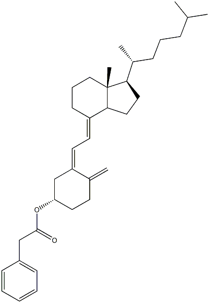 Cholecalciferol (phenylacetate) Struktur