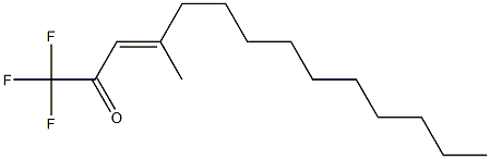 Trifluoromethyl[(E)-2-methyl-1-dodecenyl] ketone Struktur