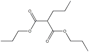 Butane-1,1-dicarboxylic acid dipropyl ester Struktur