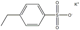 4-Ethylbenzenesulfonic acid potassium salt Struktur