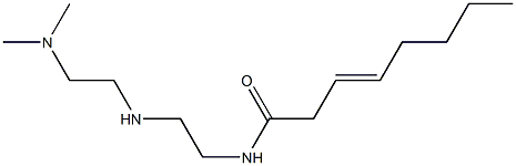 N-[2-[2-(Dimethylamino)ethylamino]ethyl]-3-octenamide Struktur