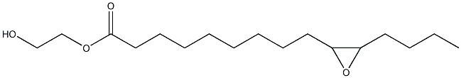 10,11-Epoxypentadecanoic acid 2-hydroxyethyl ester Struktur