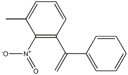 1-Nitro-6-(1-phenylethenyl)-2-methylbenzene Struktur