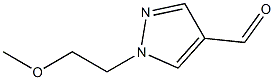 1H-pyrazole-4-carboxaldehyde, 1-(2-methoxyethyl)- Struktur