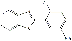 3-(benzo[d]thiazol-2-yl)-4-chlorobenzenamine Struktur