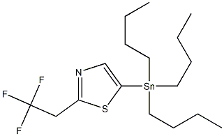 5-(Tributylstannyl)-2-(2,2,2-trifluoroethyl)thiazole Struktur