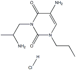 5,b-Diamino-1,3-dipropyluracilHCl Struktur