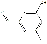 3-Hydroxy-5-iodobenzaldehyde Struktur