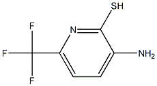 3-Amino-2-mercapto-6-(trifluoromethyl)pyridine Struktur