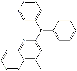 2-(diphenylphosphino)-4-methylquinoline Struktur