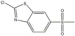 2-chloro-6-methylsulfonylbenzothiazole Struktur