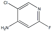 4-Amino-5-chloro-2-fluoropyridine Struktur