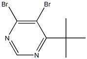 4,5-Dibromo-6-tert-butylpyrimidine Struktur