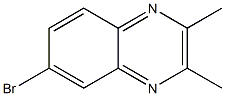 6-bromo-2,3-dimethylquinoxaline Struktur