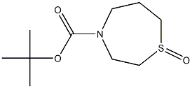 1-Oxo-1l4-[1,4]thiazepane-4-carboxylic acid tert-butyl ester Struktur