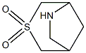 3-Thia-6-aza-bicyclo[3.2.1]octane 3,3-dioxide Struktur