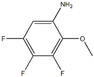 3,4,5-trifluoro-2-methoxyaniline Struktur