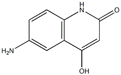 6-amino-4-hydroxyquinolin-2(1H)-one Struktur