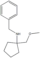 N-benzyl-1-(methoxymethyl)cyclopentanamine Struktur