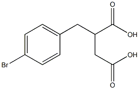 2-(4-BroMo-benzyl)-succinic acid Struktur