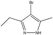 4-Bromo-3-ethyl-5-methyl-1H-pyrazole Struktur