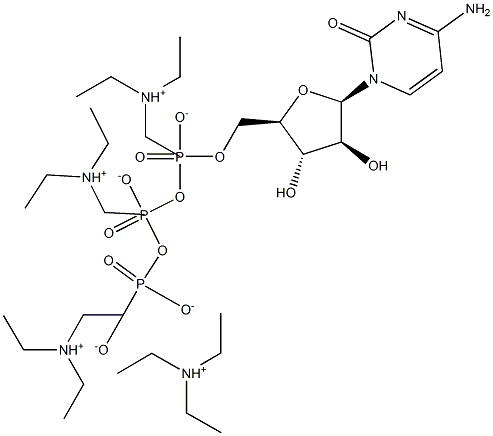 1-(b-D-Arabinofuranosyl)cytosine 5'-triphosphate triethyammonium salt Struktur