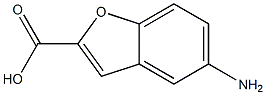 5-氨基苯并呋喃甲酸, , 結(jié)構(gòu)式