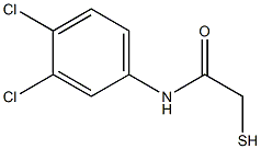 N-(3,4-dichlorophenyl)-2-mercaptoacetamide Struktur