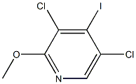 3,5-Dichloro-4-iodo-2-methoxy-pyridine Struktur