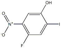 4-Fluoro-2-iodo-5-nitro-phenol Struktur