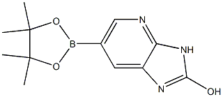 6-(4,4,5,5-Tetramethyl-[1,3,2]dioxaborolan-2-yl)-3H-imidazo[4,5-b]pyridin-2-ol Struktur