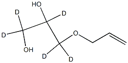 3-Allyloxy-1,2-propanediol-d5 Struktur