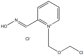 1-[(Chloromethoxy)methyl]-2-[(hydroxyimino)methyl]-pyridinium Chloride Struktur