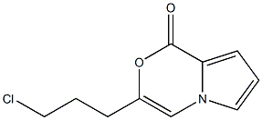 3-(3-Chloropropyl)-1H-pyrrolo[2,1-c][1,4]oxazin-1-one Struktur