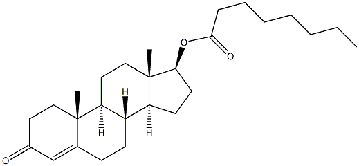 Testosterone Octanoate Struktur