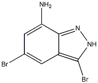 3,5-Dibromo-2H-indazol-7-ylamine Struktur