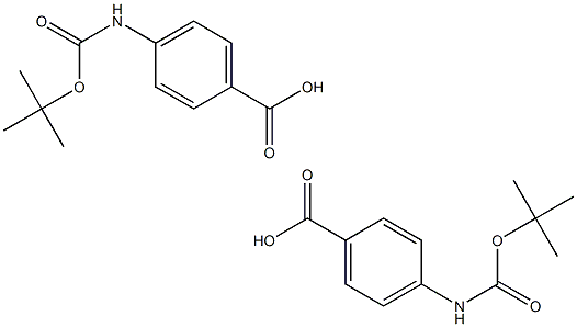 4-(TERT-BUTOXYCARBONYLAMINO) BENZOIC ACID 4-(tert-Butoxycarbonylamino)benzoic acid Struktur