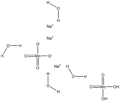 MOLYBDIC ACID SODIUM SALT DIHYDRATE sodium molybdate dihydrate Struktur