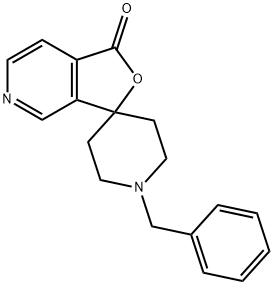 Spiro[furo[3,4-c]pyridine-3(1H),4'-piperidin]-1-one, 1'-(phenylmethyl)- Struktur