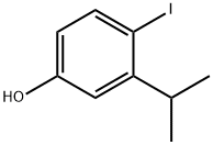 4-IODO-3-ISOPROPYLPHENOL Struktur