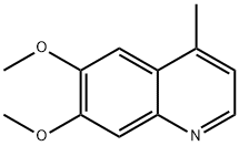 Quinoline, 6,7-dimethoxy-4-methyl- Struktur