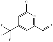 6-Chloro-4-trifluoromethyl-pyridine-2-carbaldehyde Struktur