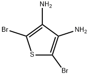 3,4-Thiophenediamine, 2,5-dibromo- Struktur